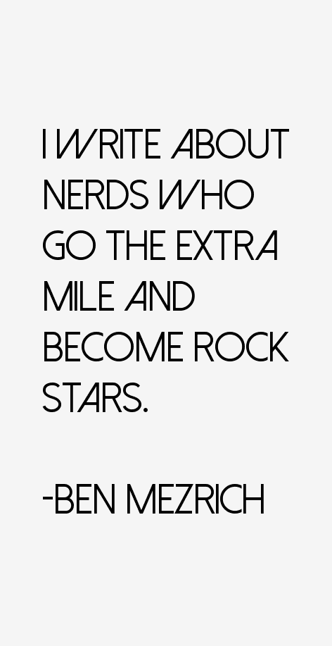 Ben Mezrich Quotes