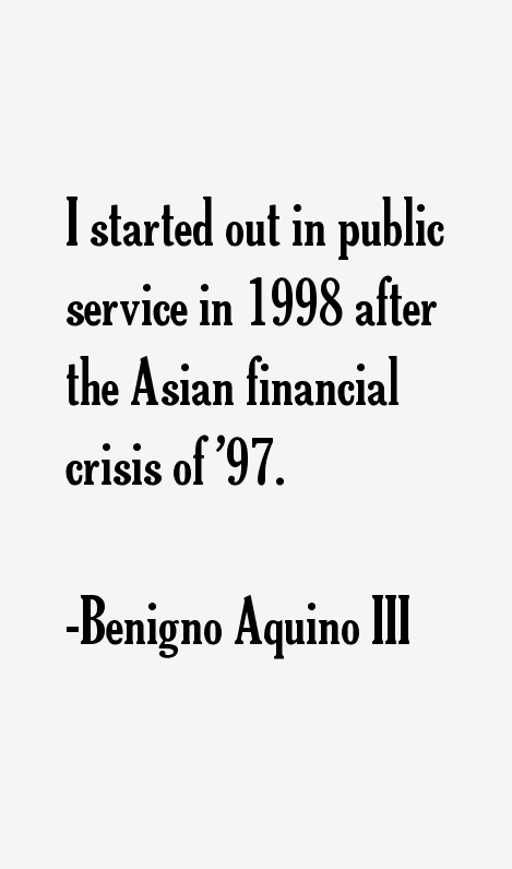Benigno Aquino III Quotes