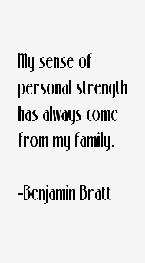 Benjamin Bratt Quotes