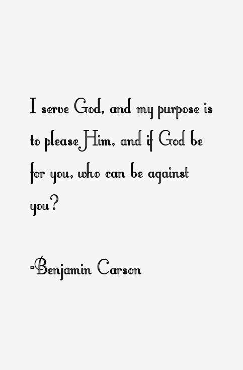 Benjamin Carson Quotes