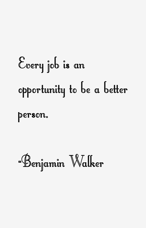 Benjamin Walker Quotes