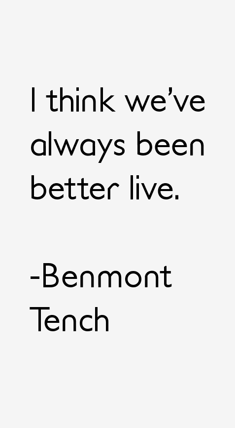 Benmont Tench Quotes