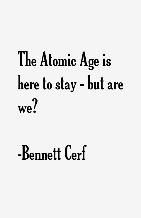 Bennett Cerf Quotes