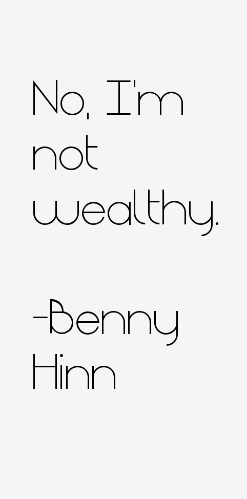 Benny Hinn Quotes