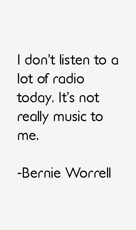 Bernie Worrell Quotes