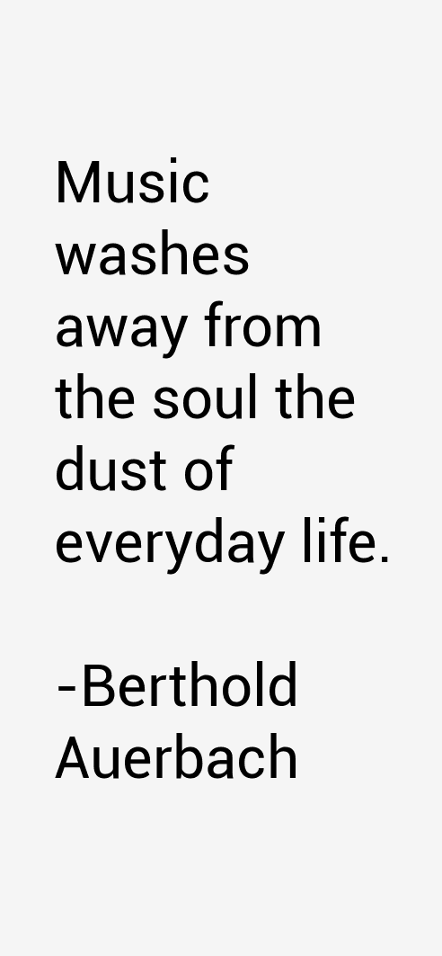 Berthold Auerbach Quotes
