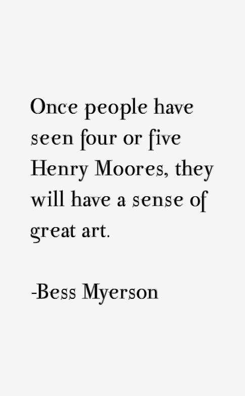 Bess Myerson Quotes