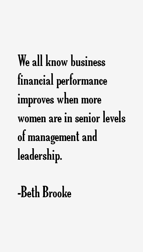 Beth Brooke Quotes
