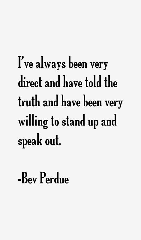 Bev Perdue Quotes