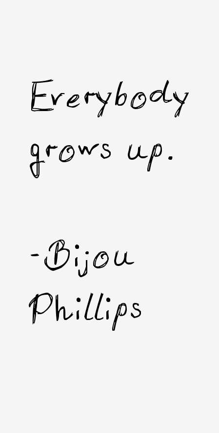 Bijou Phillips Quotes