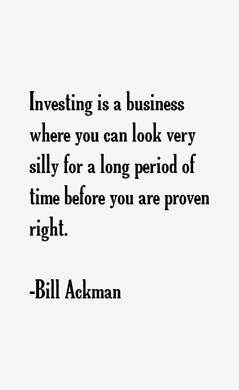 Bill Ackman Quotes