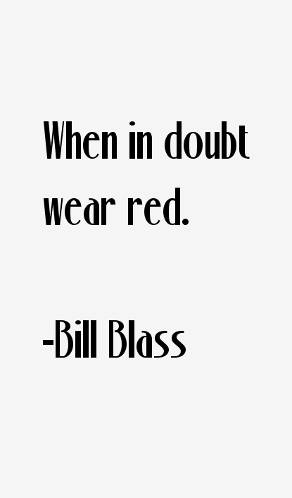 Bill Blass Quotes