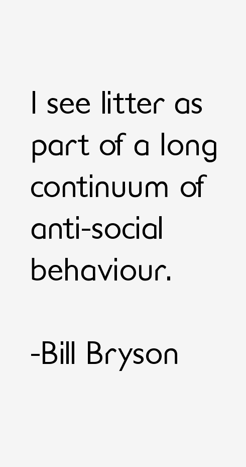 Bill Bryson Quotes