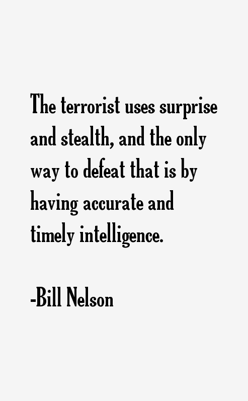 Bill Nelson Quotes