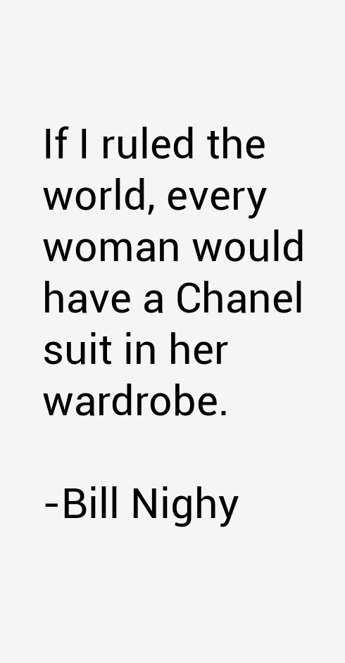 Bill Nighy Quotes