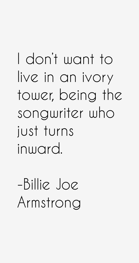 Billie Joe Armstrong Quotes