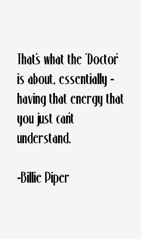 Billie Piper Quotes