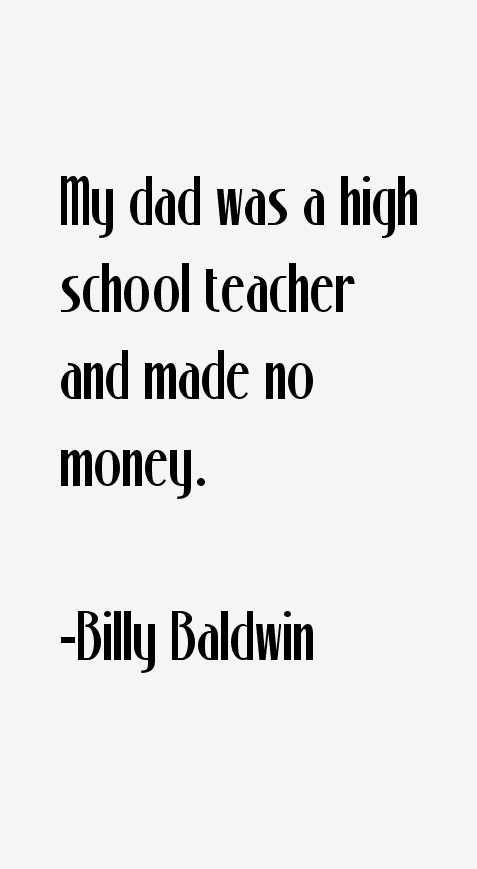 Billy Baldwin Quotes