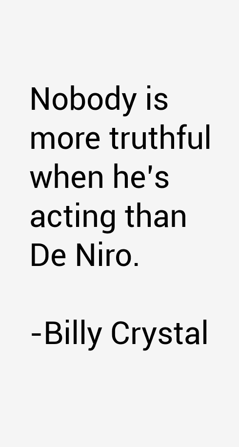 Billy Crystal Quotes