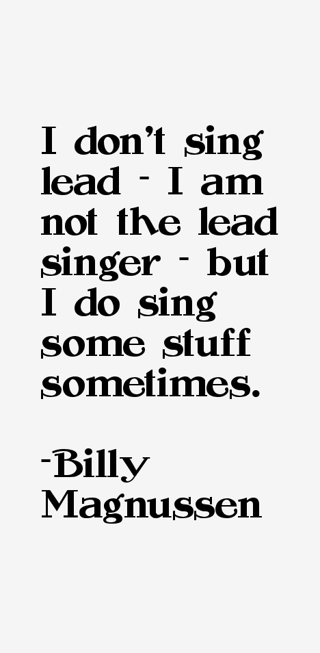Billy Magnussen Quotes