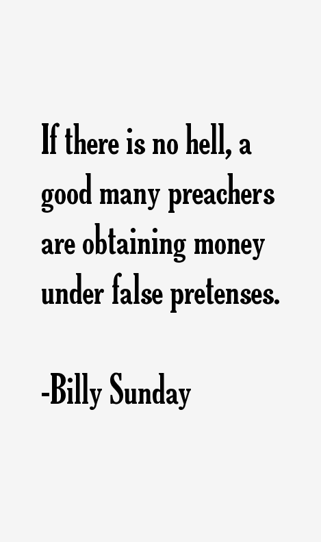 Billy Sunday Quotes