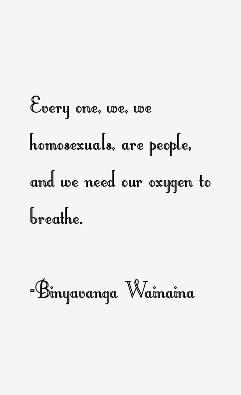 Binyavanga Wainaina Quotes