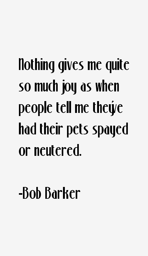 Bob Barker Quotes