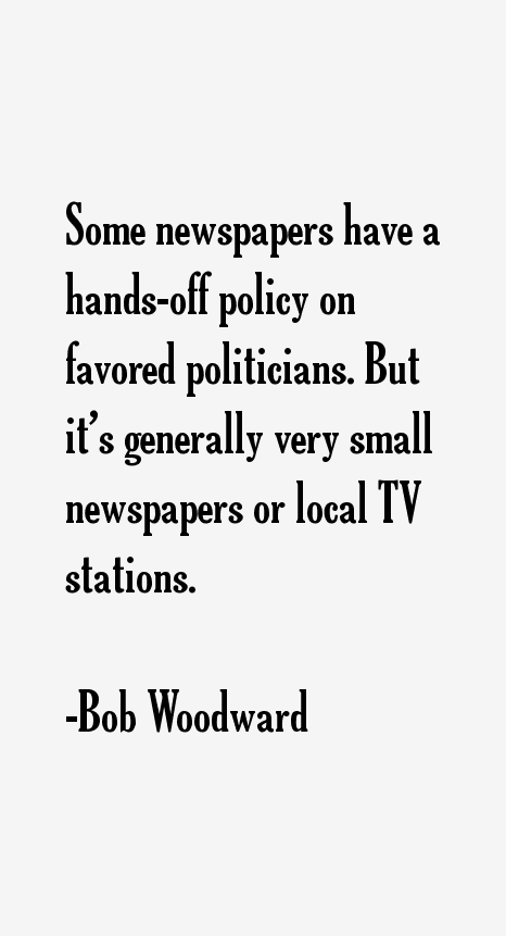 Bob Woodward Quotes