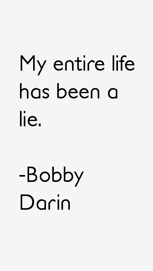 Bobby Darin Quotes