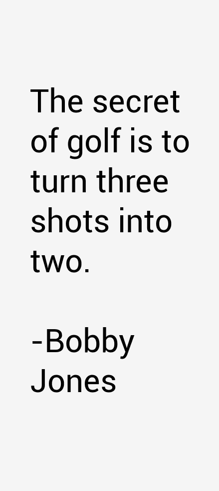 Bobby Jones Quotes