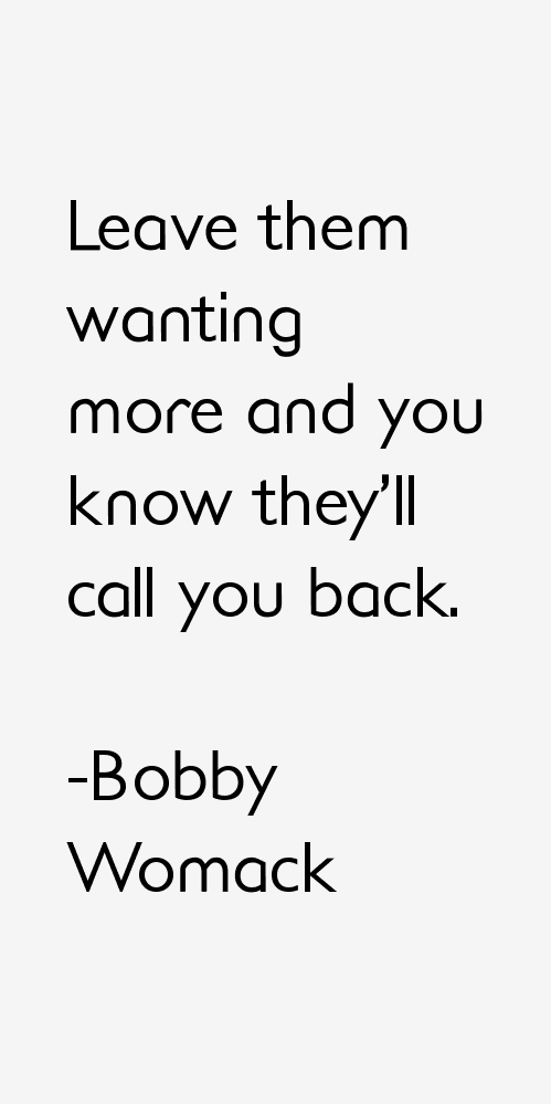Bobby Womack Quotes