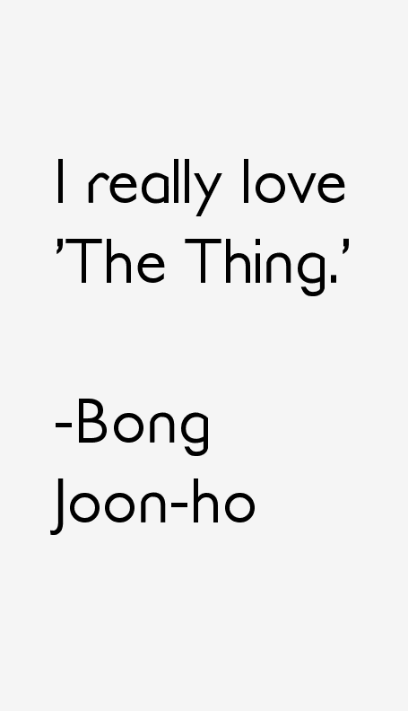 Bong Joon-ho Quotes