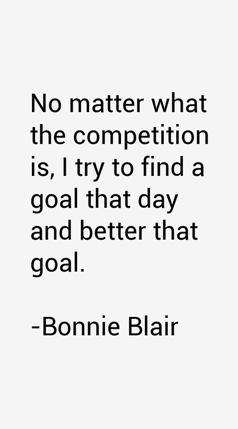 Bonnie Blair Quotes