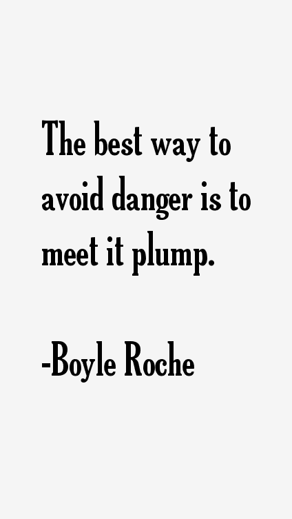Boyle Roche Quotes
