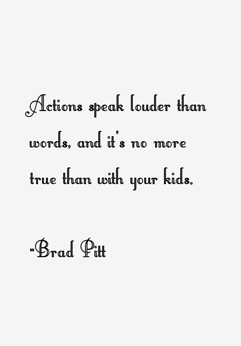 Brad Pitt Quotes
