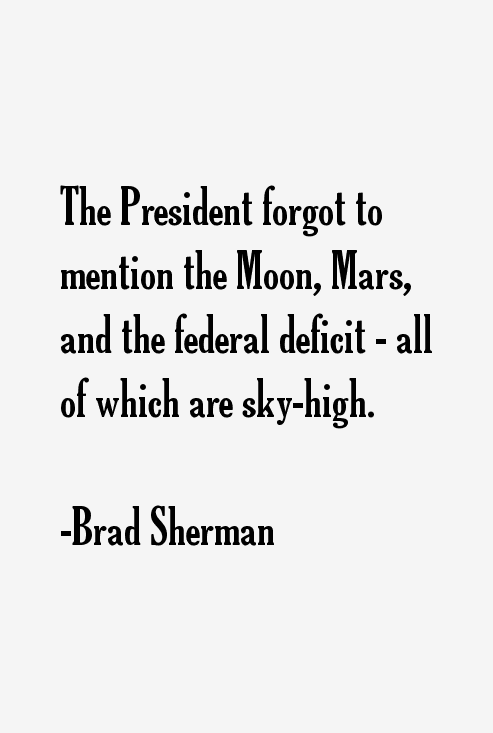 Brad Sherman Quotes
