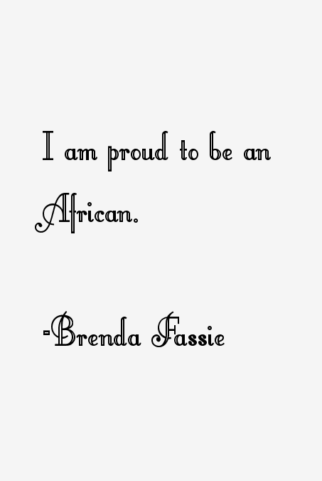 Brenda Fassie Quotes