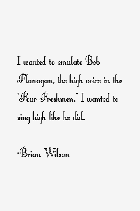 Brian Wilson Quotes