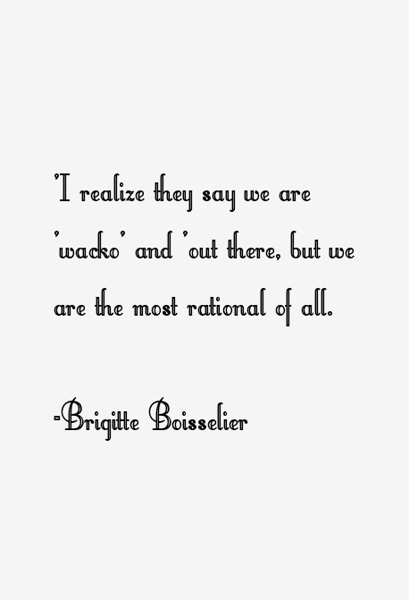 Brigitte Boisselier Quotes