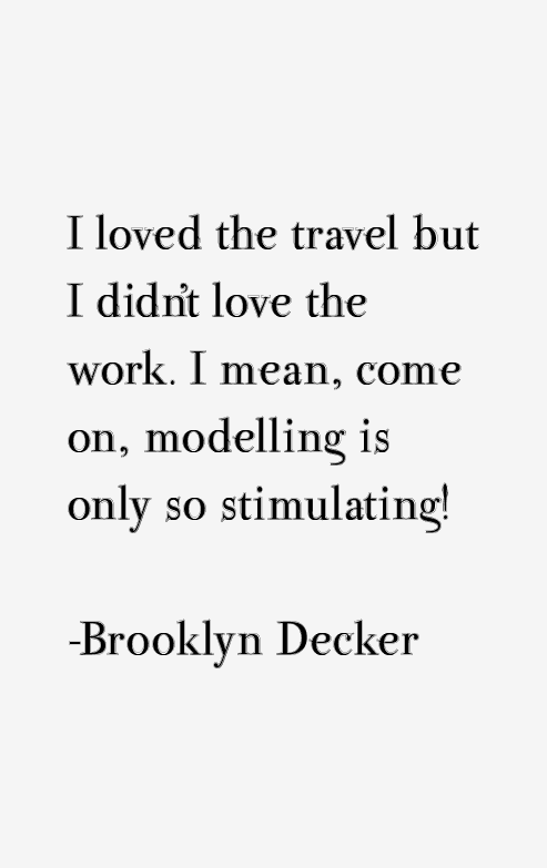 Brooklyn Decker Quotes