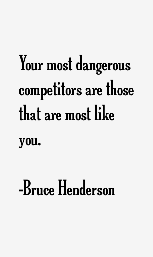 Bruce Henderson Quotes