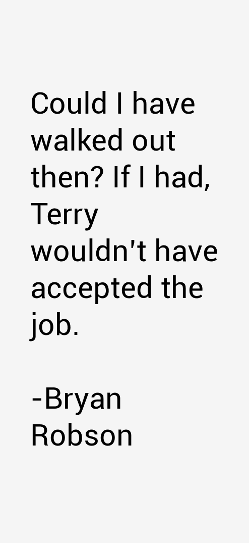Bryan Robson Quotes