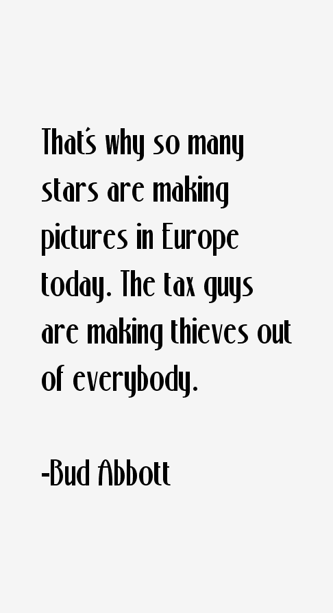 Bud Abbott Quotes