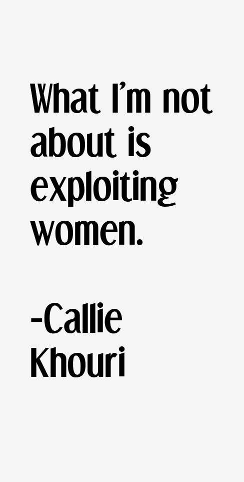 Callie Khouri Quotes