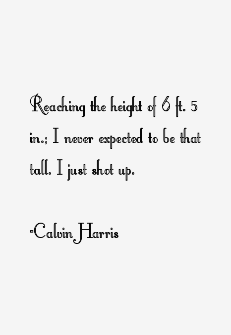 Calvin Harris Quotes