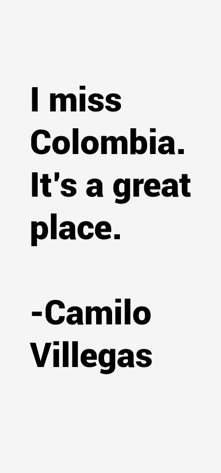Camilo Villegas Quotes