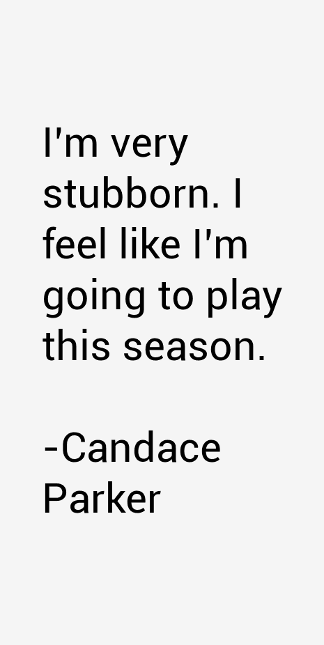 Candace Parker Quotes