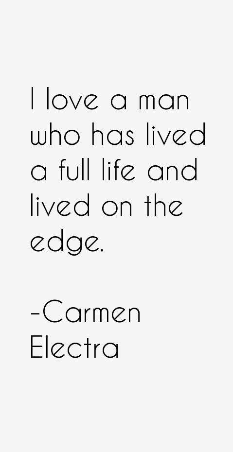 Carmen Electra Quotes