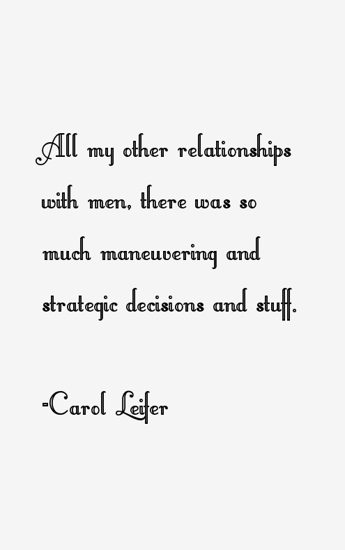 Carol Leifer Quotes