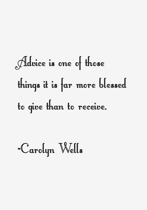 Carolyn Wells Quotes